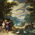 The Creation of Adam in the Garden of Eden - by Jan Brueghel the Younger