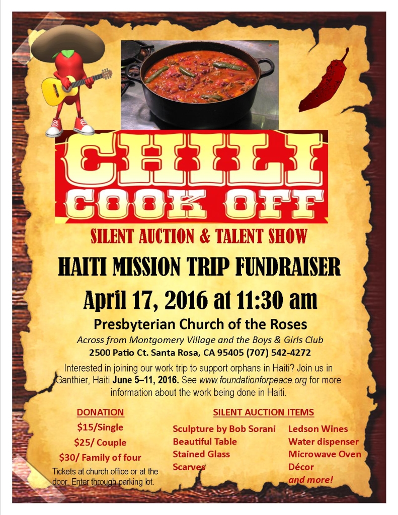 Chili Cook-off flyer